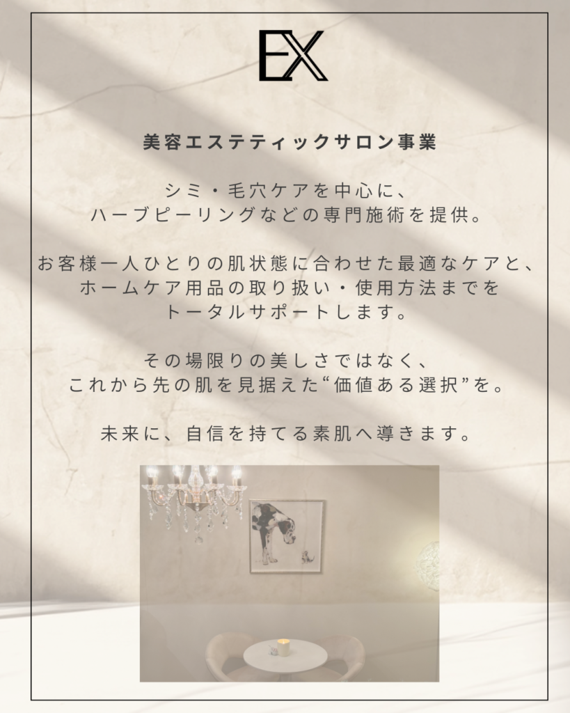 美容エステティックサロン事業
